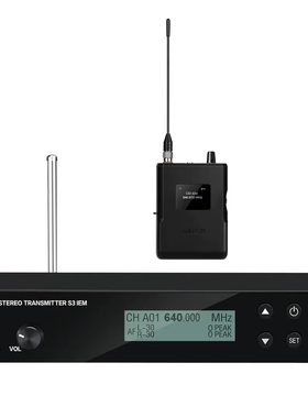 ANLEONS3D数字立体声UHF无延迟舞台歌手乐队无线耳返排练监听返听