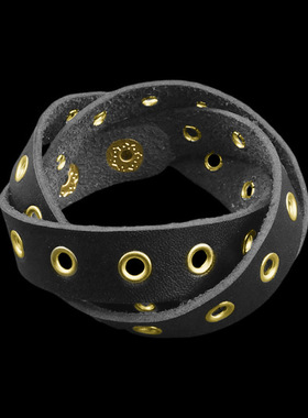 小孔轻巧百搭冷淡风三圈朋克手链