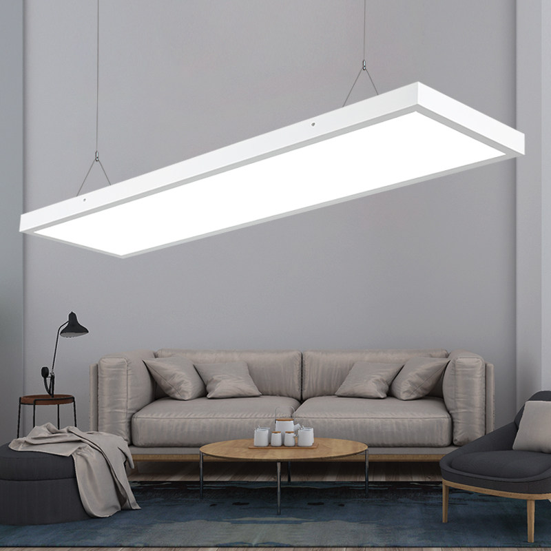 LED办公室吊灯 长条吊线灯长方形超市店铺网吧工业风平板吊灯具|ruв категории награду материалов, огни освещения, 吊灯(新增), 办公/教室吊灯 - от Buy2taobao.com для оказания профессиональной услуги покупки агента Taobao