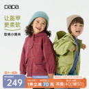 新品 papa爬爬秋季 儿童外套男女童户外运动三防上衣 软壳小骑兵