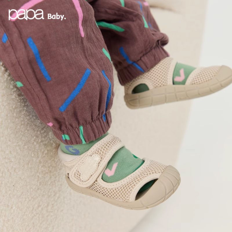 爬爬可爱包头夏季凉鞋户外旅行