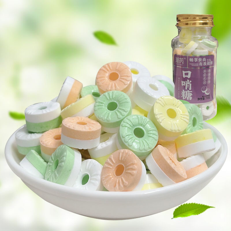 网红水果味儿时怀旧小零食口哨糖