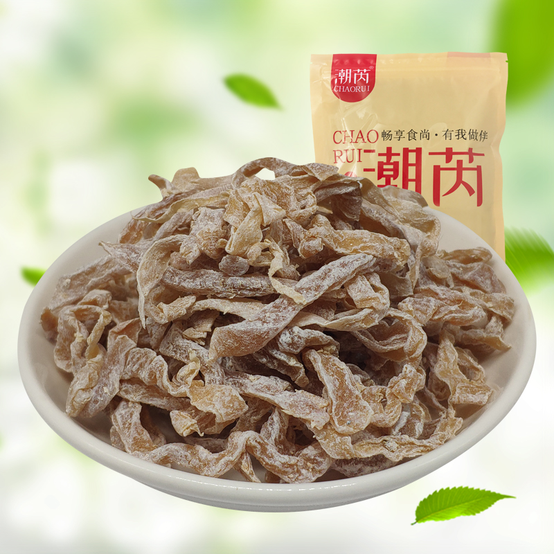 无花果丝酸甜蜜饯果脯果干果8090后怀旧零食广东特产食品袋装500g