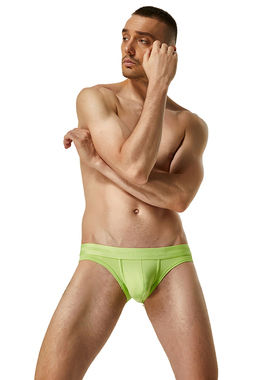 男士三角内裤SEOBEAN低腰纯色冰丝男短裤潮男紧身有型薄款裤头