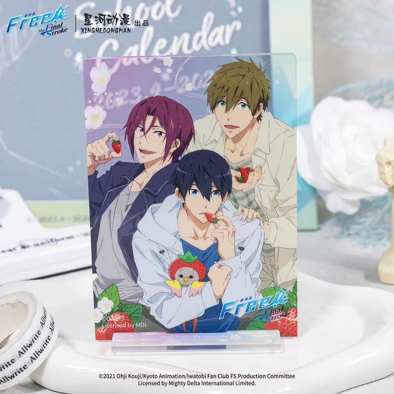 星河动漫 Free！七濑遥橘真琴松冈凛草莓系列亚克力立牌-封面