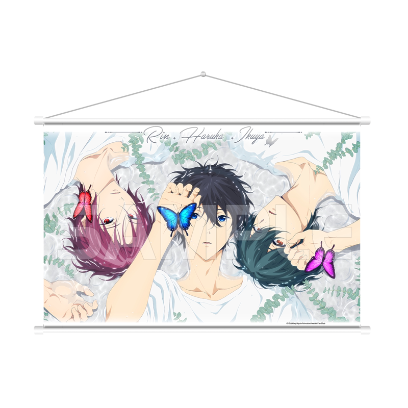 星河动漫 Free！ 蝴蝶系列 七濑遥松冈凛桐岛郁弥组合款 挂画周边