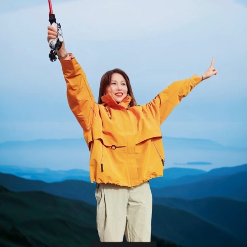 刘亦菲同系列风衣夹克羽绒内胆