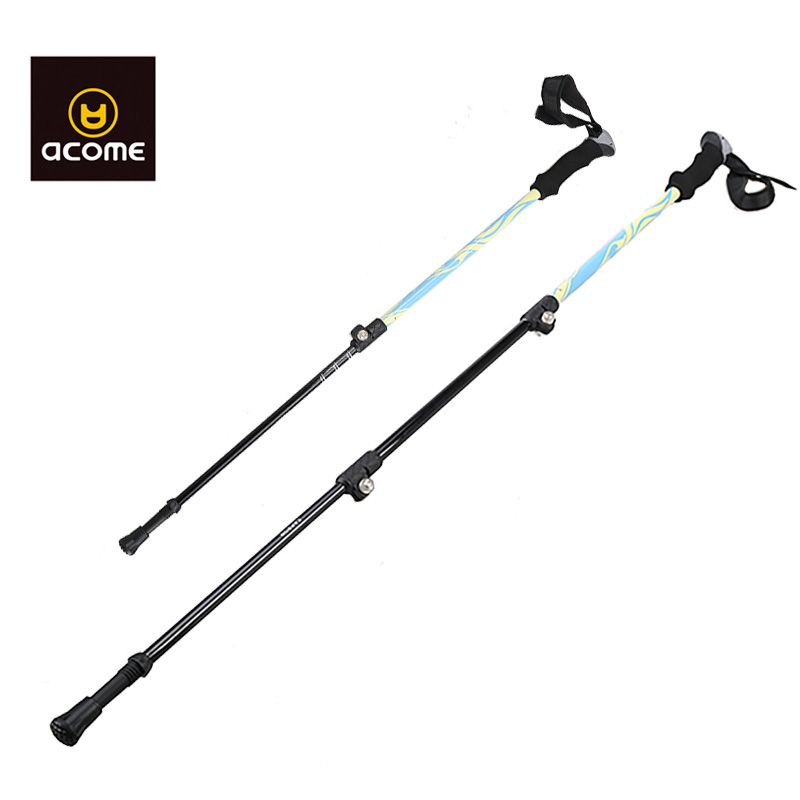 Acome/阿珂姆户外登山杖碳素伸缩轻量徒步多功能高韧性AA161Z0003 户外/登山/野营/旅行用品 登山杖/手杖 原图主图