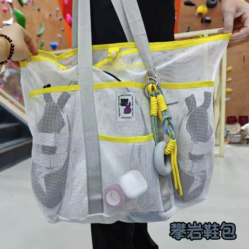 攀岩鞋包便携鞋子收纳袋户外收纳包透气防潮手提鞋袋球鞋包健身包图片