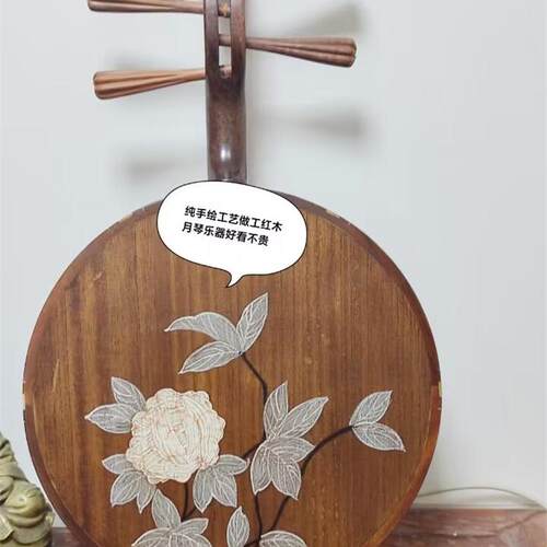 弹拨创意装饰空间摄影乐器月琴阮