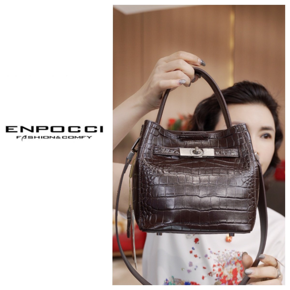 哑光牛皮水桶包尺寸-19x19x13--Y30CB062109,箱包皮具/热销女包/男包,单肩包,淘宝优惠券,粉丝福利购,淘宝优惠卷