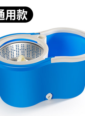 通用拖把桶旋转拖把手压式套装自动甩干脱水免手洗家用双驱动