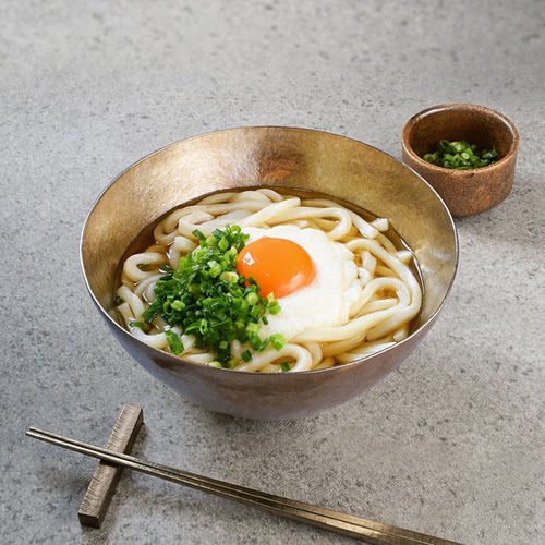 日本susgallery国礼手工中号钛碗饭碗双层真空保温保冷客户礼物