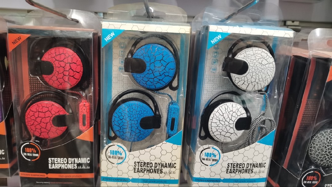耳挂式耳机有线3.5mm孔耳塞 裂纹挂耳式配戴舒适不伤耳高清音质
