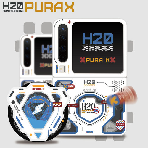 XFOONG原创|机甲20元祖 华为 pura x 磁吸手机壳 TPU软壳带磁 purax 保护套壳 双面IMD