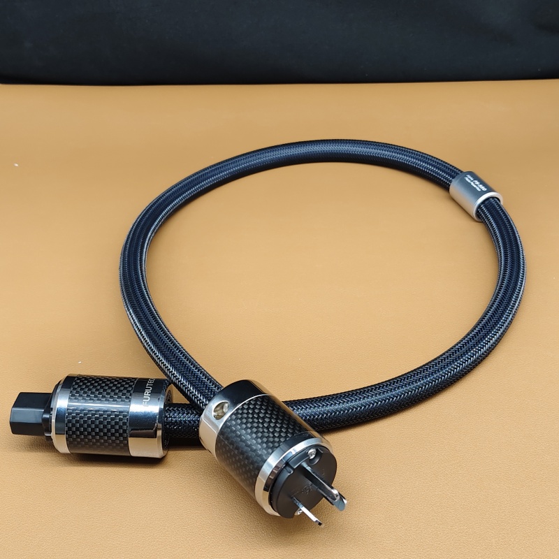 古河PS950-18进口碳纤美标头hifi发烧音响CD胆机功放电源线升级线