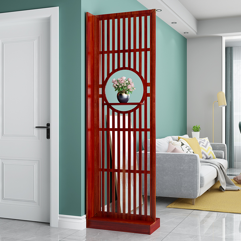 中式屏风隔断装饰客厅小户型窄简约现代网红墙卧室遮挡玄关办公室
