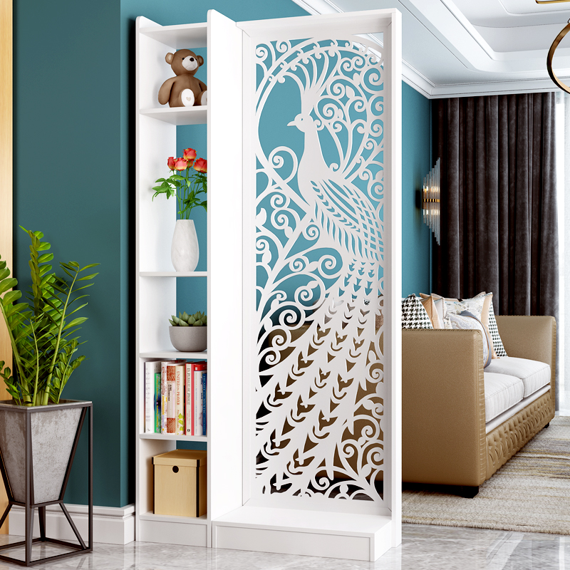 现代简约屏风玄关隔断柜客厅装饰墙遮挡卫生间干区入户进门置物架,住宅家具,座屏,淘宝优惠券,粉丝福利购,淘宝优惠卷