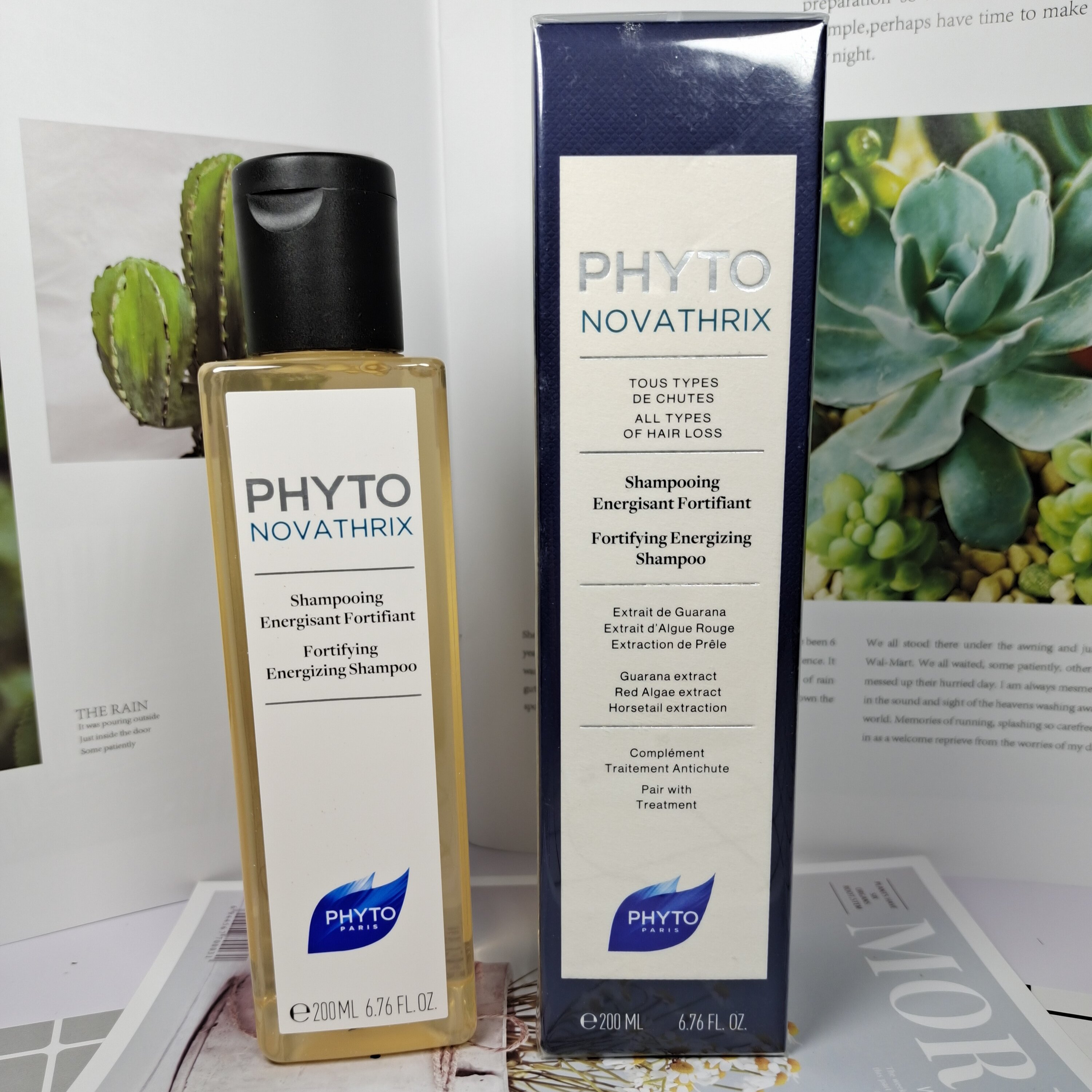 法国phyto发朵novathrix红藻抗脱发高端纯植物浓发洗发水200ml