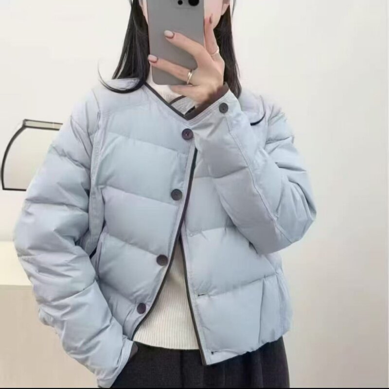 冬季新款加厚保暖防风女短款羽绒