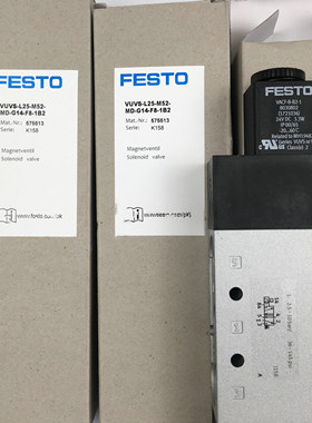 FESTO 电磁阀 VUVS-L25-M52-MD-G14-F8-1B2 575513