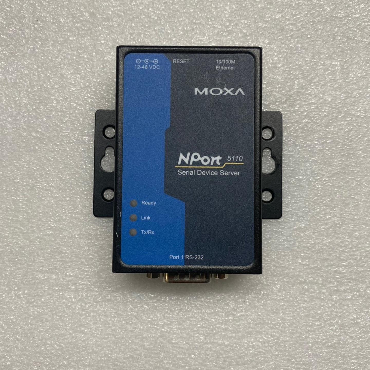 moxa磨砂串口服务器 串口服务器Nport5110全新原装拍前请询价