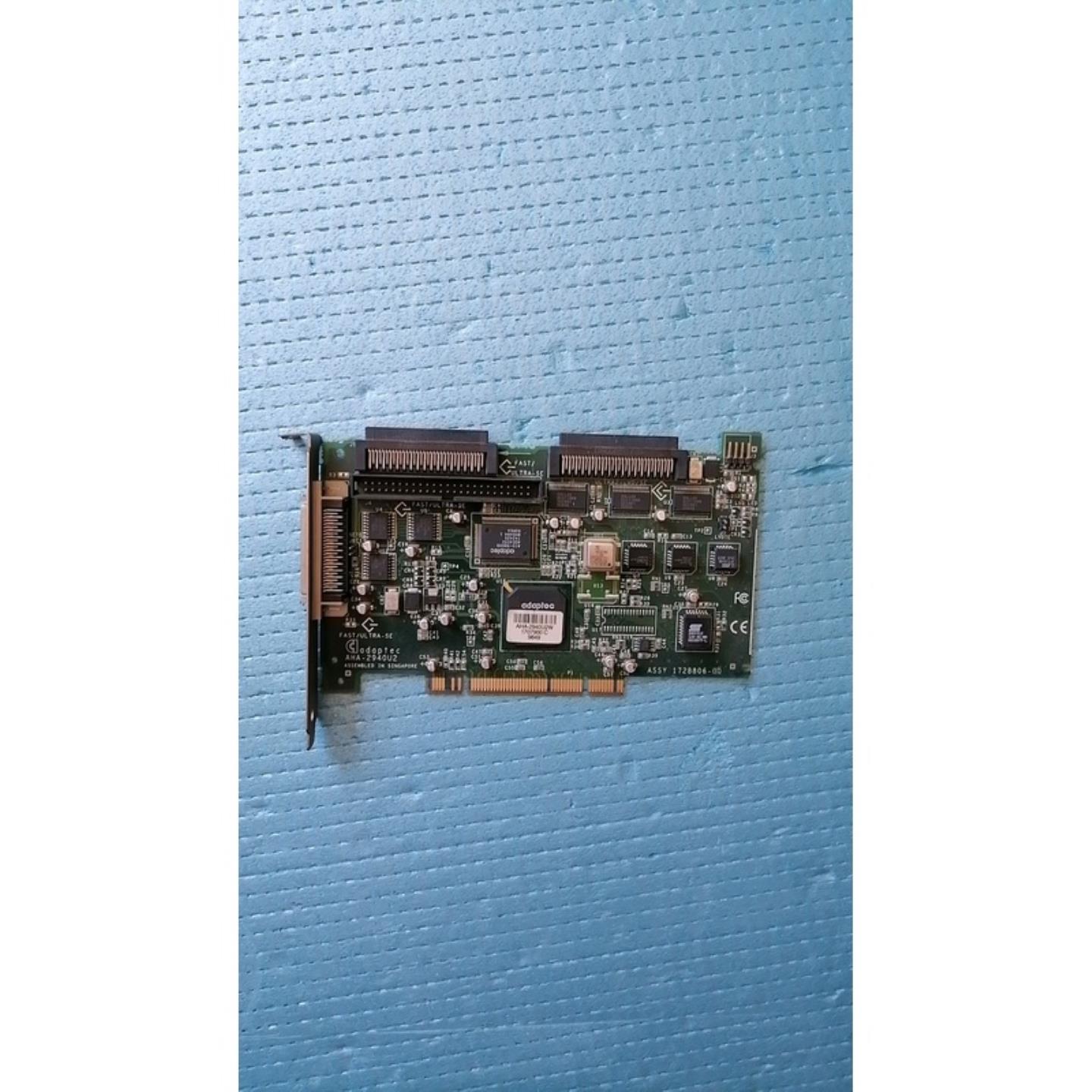 原装Adaptec AHA-2940U2W 双通道 80一