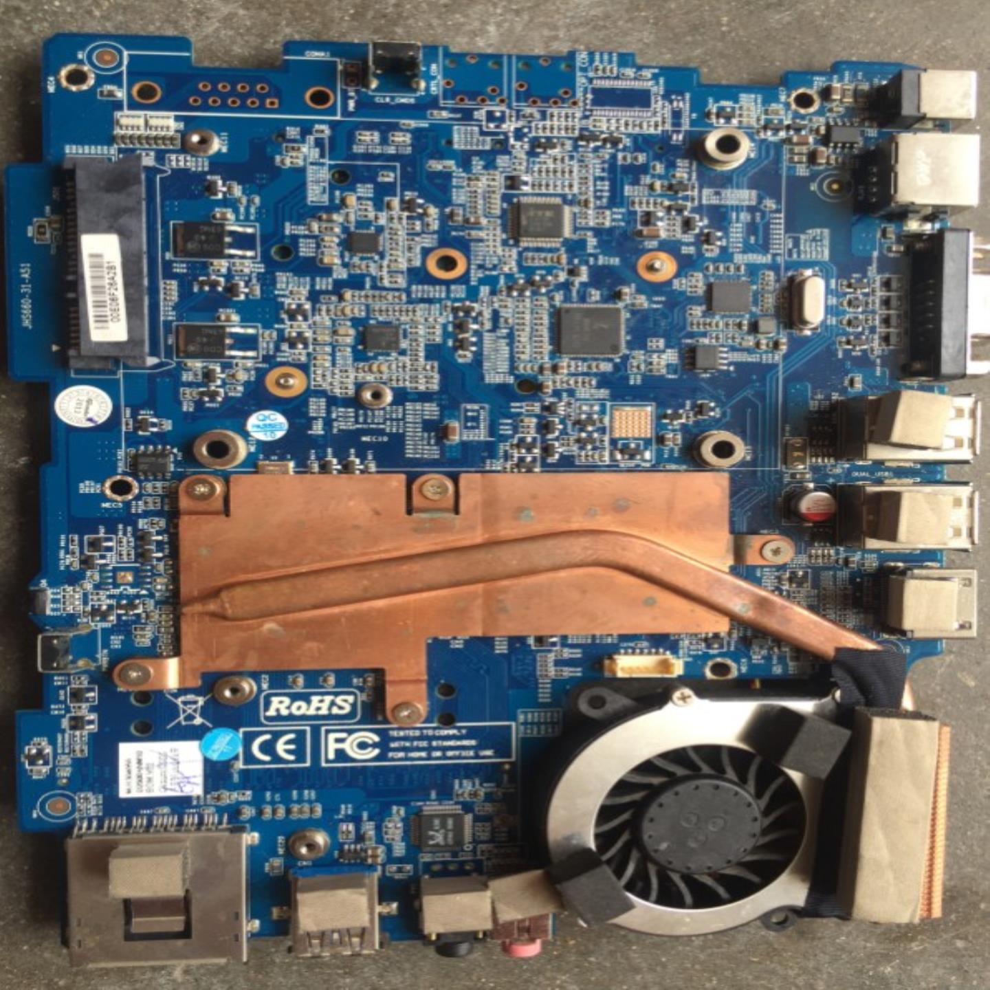 原装拆机 D2500+NM10 一体机主板 实物图 带散热器 上海现货