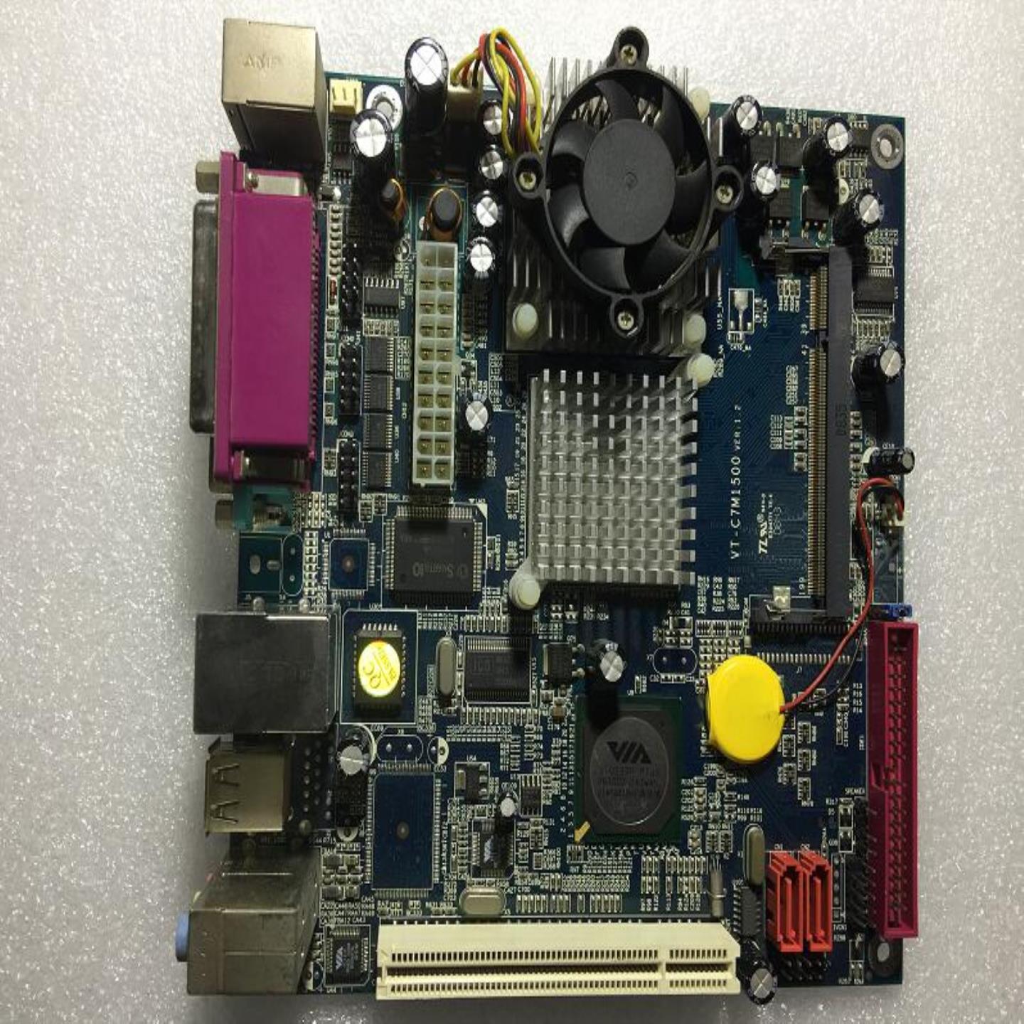 唯拓 VT-C7M1500 主板 P0S机 收银机 17*17 集成C7 15G现货