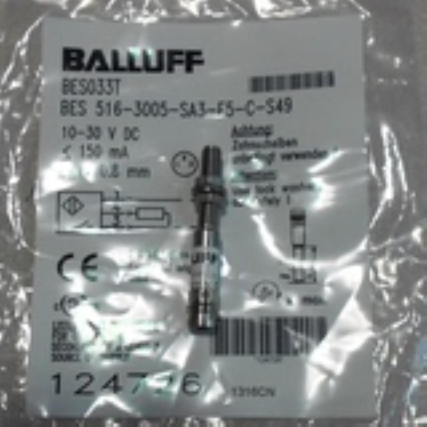 BES 516-3005-SA3-E5-C-S49 巴鲁夫BALLUFF接近开关 假一罚十