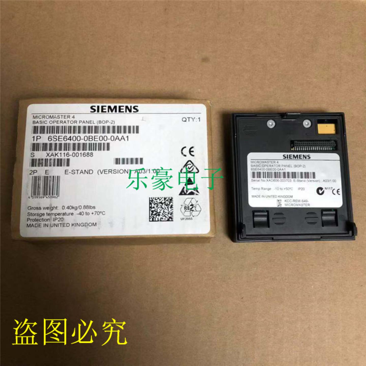 6SE6400-0BE00-0AA1原装mm430变频器bop-2操作面板