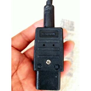 原品拆机件原装 德国凯瑟763镀金20A电源尾插德国大K