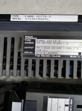 变频器FVRC11变频器 FVR0 1C11S-2