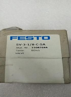 费斯托 FESTO 15087644 SV-3-18-C-SA 现货*