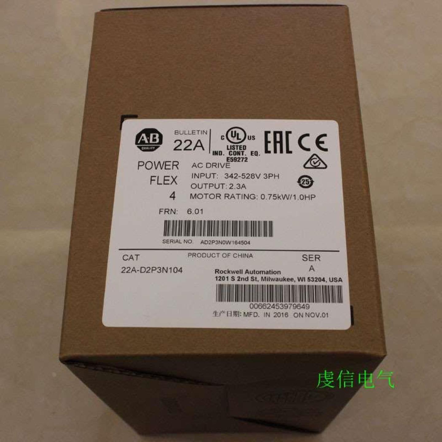 议价22B-E4P2C104 AB 变频器 罗克韦尔处理器 22BE4P2C104 正品全