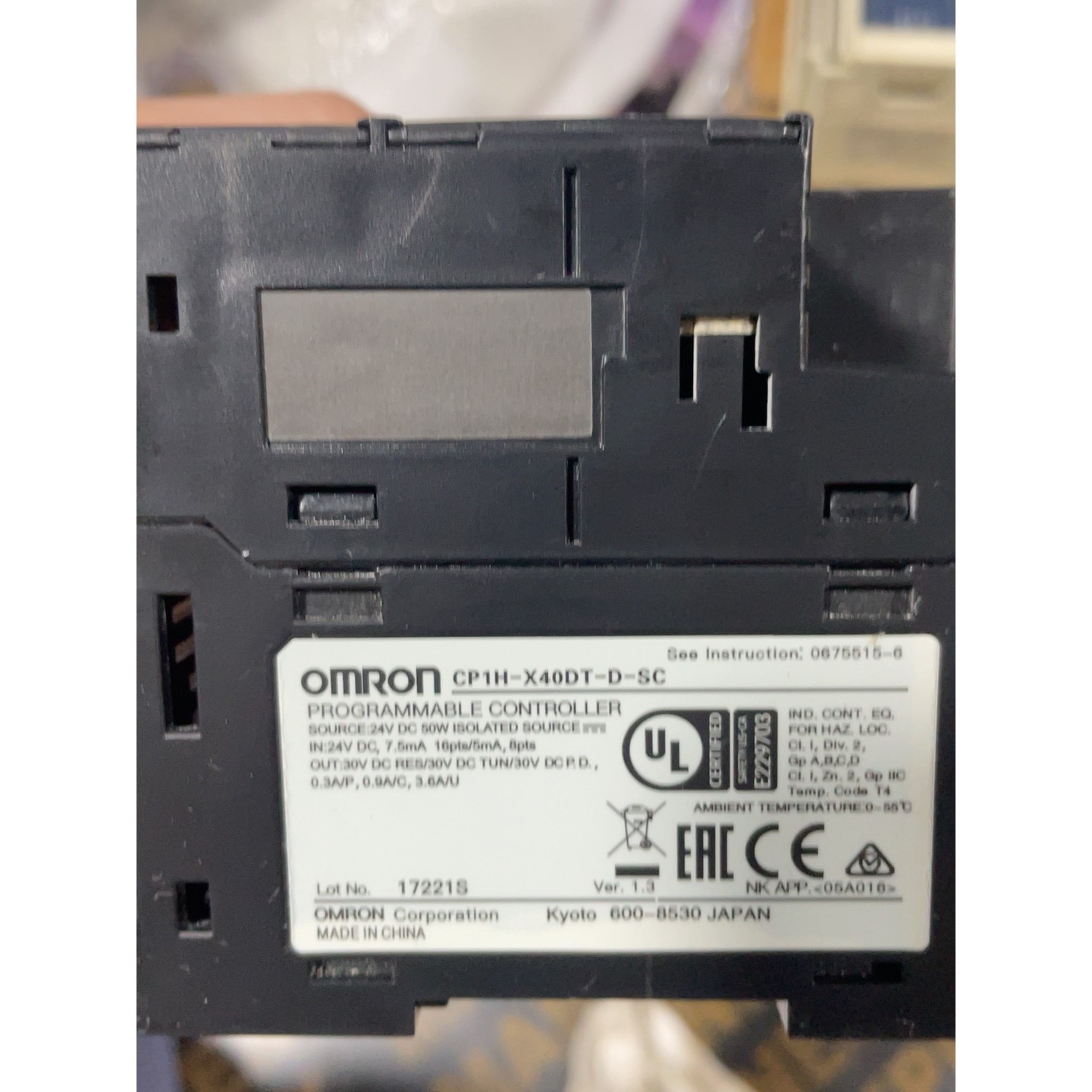 #CP1H-X40DT-D-SC ver13成色如图