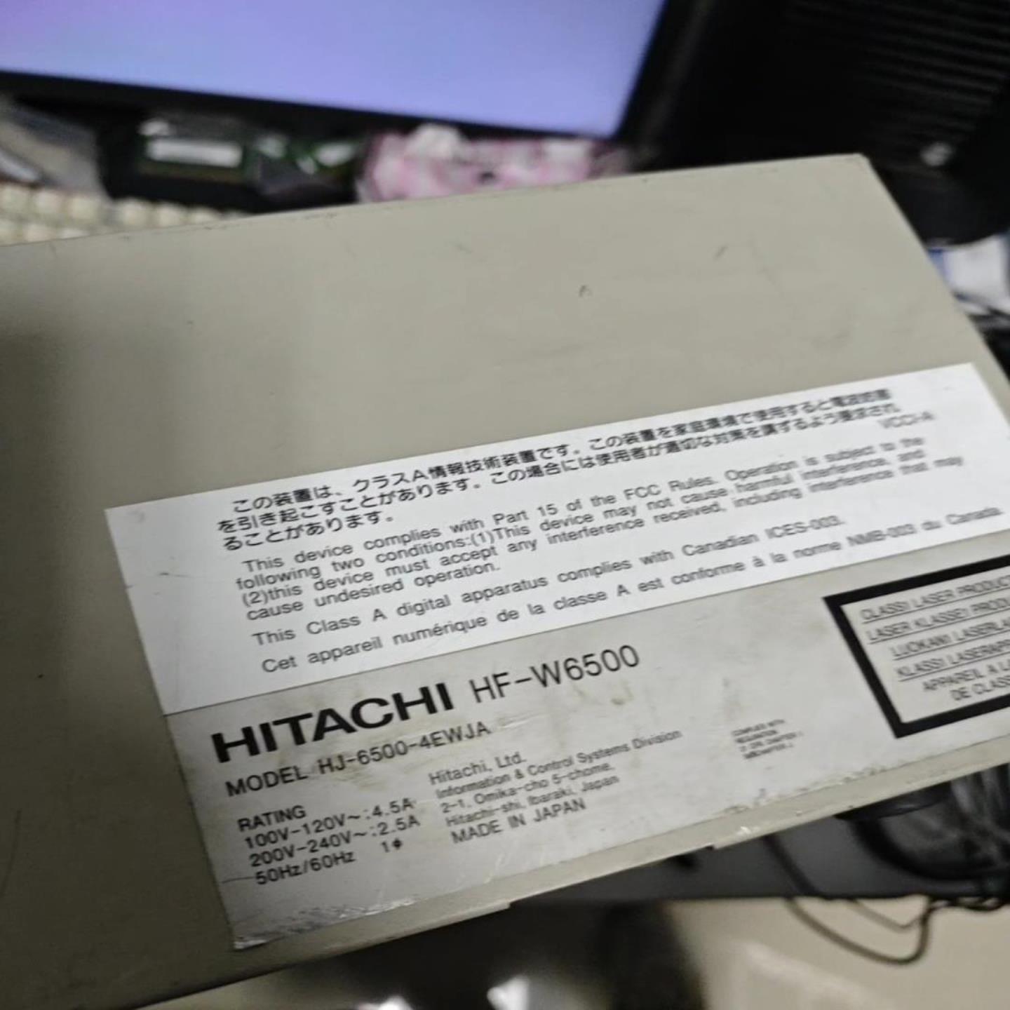 溢价—HITACHI日立主机HF-W6500 HJ-6500-4E