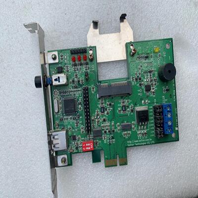拆机 汛捷 Soliton PEM-1X 测试卡 PCIe Mini不断电延伸保护卡