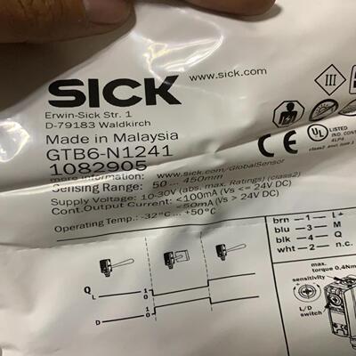 Sick 西克GTB6&amp;amp;amp;ndash;N1241 西克光电开关拍前询