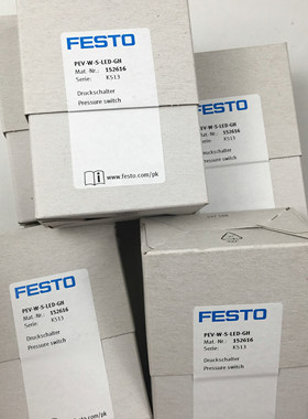 FESTO可调式压力开关PEV-W-S-LED-GH 152616 152618 152617