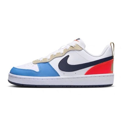 Nike Court Borough Low 耐克女鞋白蓝色百搭低帮板鞋 DV5456-124
