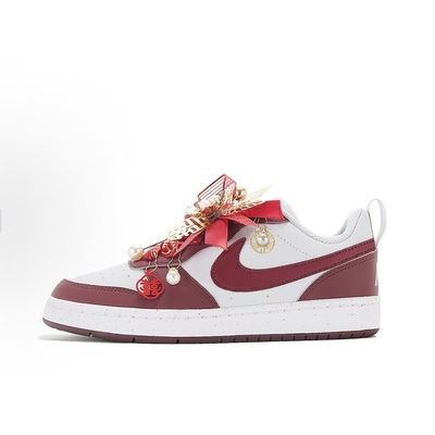 耐克女鞋【定制球鞋】Nike Court赤忱佳礼新中式秀禾婚鞋女子板鞋