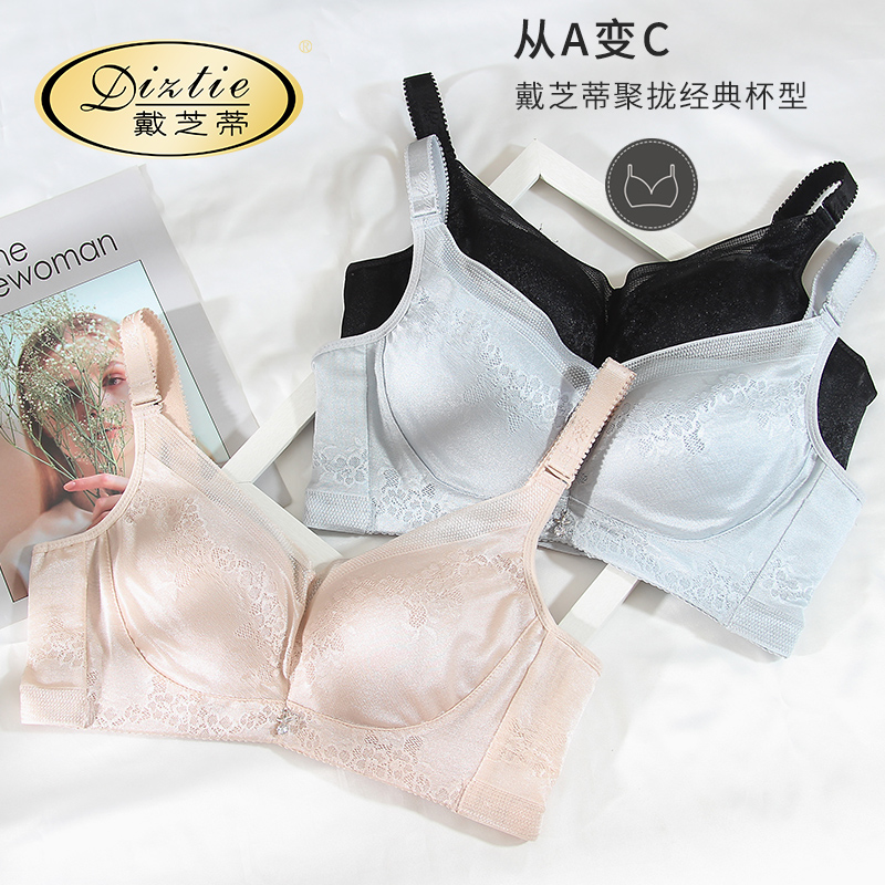 戴芝蒂小胸显大无钢圈洞洞杯内衣