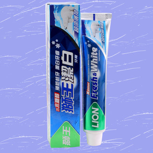香港进口Lion狮王洁白超凉口味牙膏200g固齿防蛀多效含氟薄荷劲爽