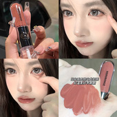 纯欲天花板 奶茶色双头唇釉镜面水光裸色系素颜口红女平价学生款