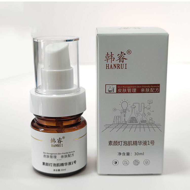 韩睿素颜灯泡肌清颜靓肤套单品