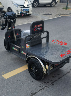 高速电动三轮车长跑电瓶代步车家用农用货车载重王拉货牛马大力神