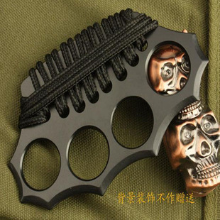 防卫铁拳头跆拳道拳击武术指虎搏击指环钢拳击手套拳击搏击铁拳扣