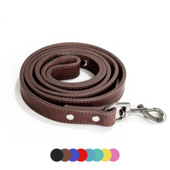 全粒面头层牛皮宠物牵引绳宠物绳狗绳狗狗牵引绳真皮灵缇皮质皮绳