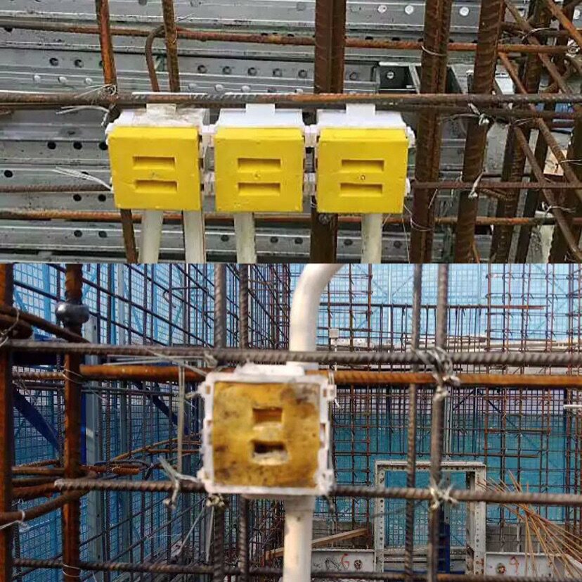 金聚汇丰科技预埋线盒填充块接线盒内腔塞堵模具86盒塞堵泡沫模块